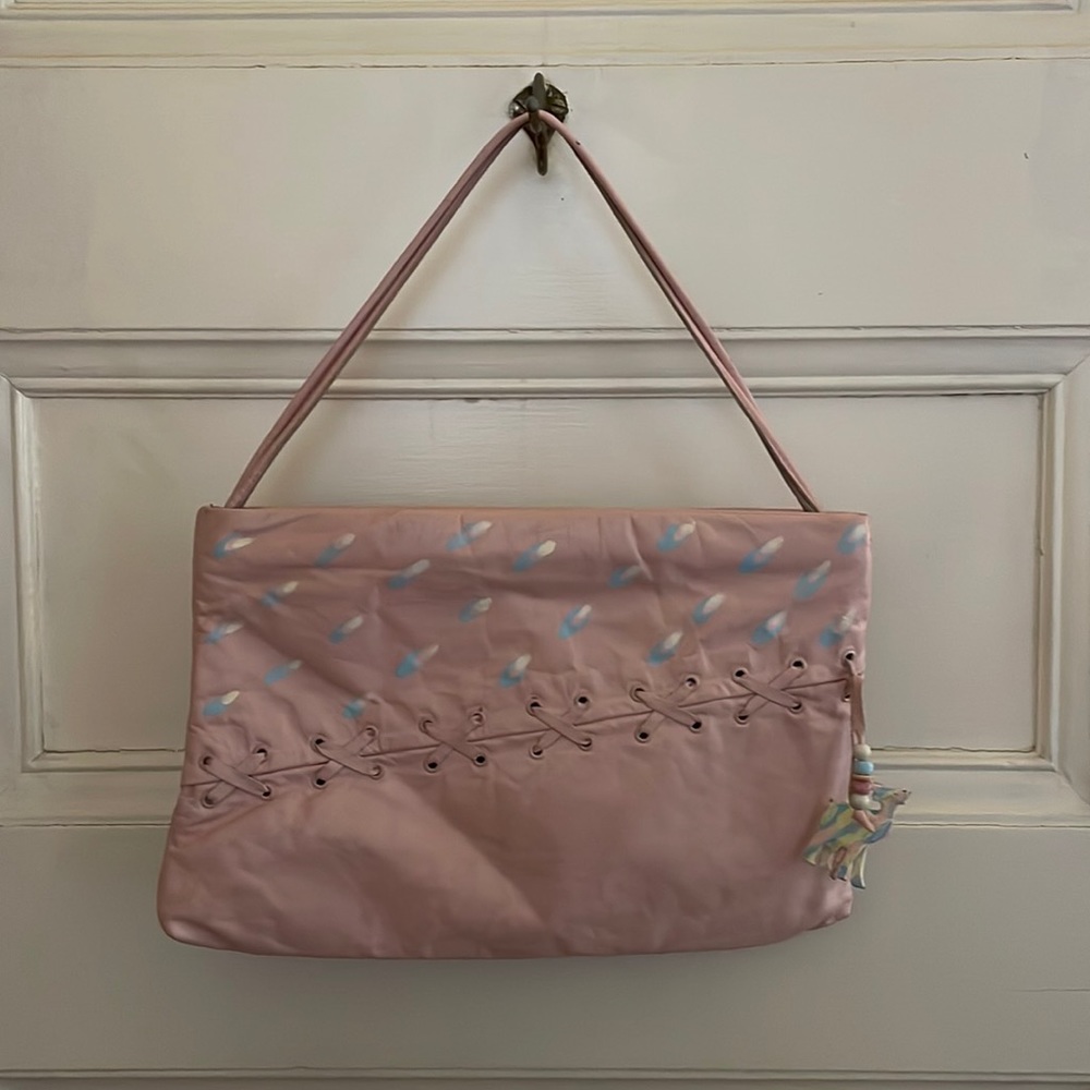 Vintage hand painted bag